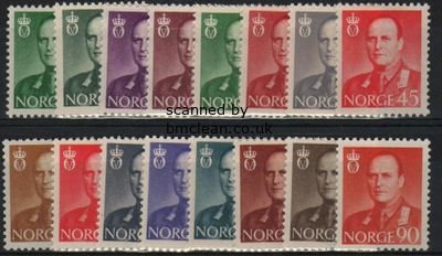 (image for) 1958 to 1962 King Olav V Set
