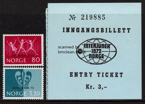 (image for) 1972 Interjunex 72 (With Entry Ticket)
