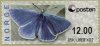 (image for) Butterfly Labels Common Blue 12.00 Kr.