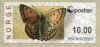 (image for) Butterfly Labels Scarce Copper 10.00 Kr.