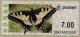(image for) Butterfly Labels Swallowtail 7.00 Kr.