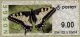(image for) Butterfly Labels Swallowtail 9.00 Kr.