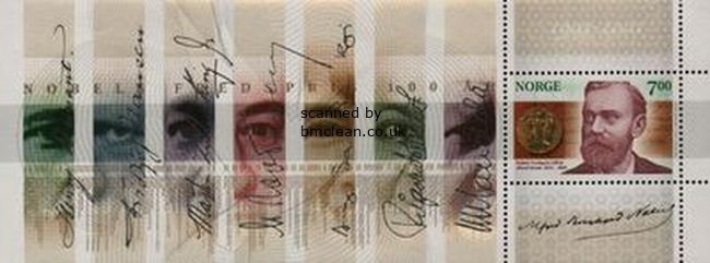 (image for) 2001 Nobel Peace Prize Winners M/S