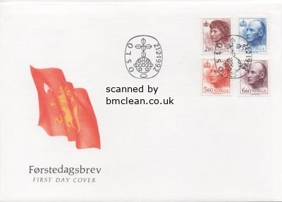 (image for) 1992 King Harald Definitives