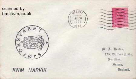 (image for) 1971 Shipletter - Narvik (G.B.)