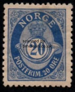 (image for) 20ø Blue (Perf 13½ x 12½)