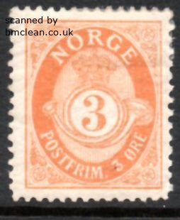 (image for) 3ø Orange-yellow (Perf 14½ x 13½)