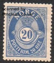 (image for) 20ø Blue (Perf 14½ x 13½)