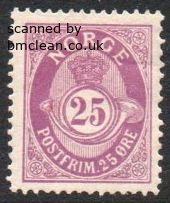 (image for) 25ø Mauve (Perf 14½ x 13½)