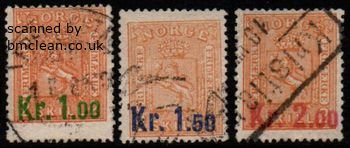 (image for) 1905 Surcharges Set F/U