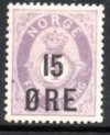 (image for) COPY COPY 1908 15ö on 4sk Bright Mauve (M/M) Fault