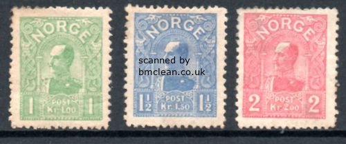 (image for) 1907/10 Haakon VII M/M (3v)