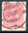 (image for) 1907 Haakon VII 2 Kr Red Die A (F/U)