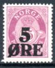 (image for) 1922 Surcharge 5ø on 25ø Magenta