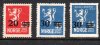 (image for) 1927 - 28 Surcharged Stamps (3v)