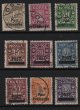 (image for) 1929 Overprints Used Set