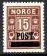 (image for) 15ø Brown Overprint