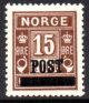 (image for) 15ø Brown Overprint