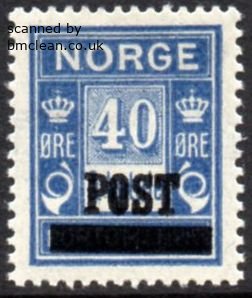 (image for) 40ø Blue Overprint