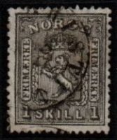 (image for) 1867-68 1sk Grey Black [2202]