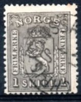 (image for) 1867-68 1sk Grey Black [2203]