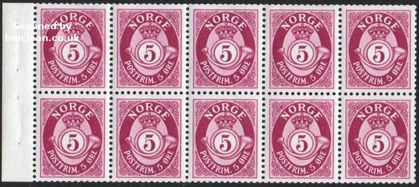 (image for) 5ø Magenta Posthorn Booklet Pane