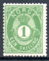 (image for) 1875 1sk Yellow Green Posthorn (U/M)