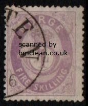 (image for) 1875 4sk Mauve Posthorn F/U [4000]