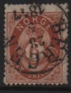 (image for) 1875 6sk Brown Posthorn F/U [4404]