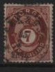 (image for) 1871 7sk Deep Brown Posthorn F/U [4602]