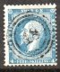 (image for) Oscar I - 4sk Blue Numeral Cancel [7002]