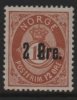 (image for) 1888 2 Øre. on 12ø Yellow-brown