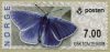 (image for) Butterfly Labels Common Blue 7.00 Kr.