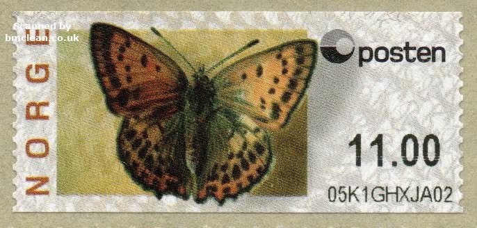 (image for) 2008 Butterfly - Scarce Copper 11.00 Kr.