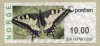(image for) Butterfly Labels Swallowtail 10.00 Kr.