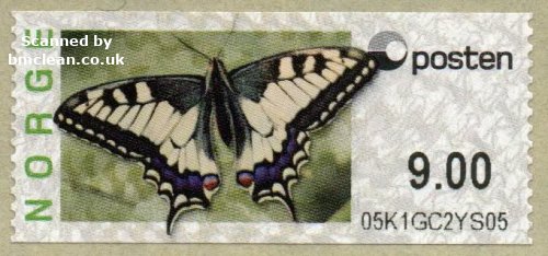 (image for) 2008 Butterfly - Swallowtail 9.00 Kr.