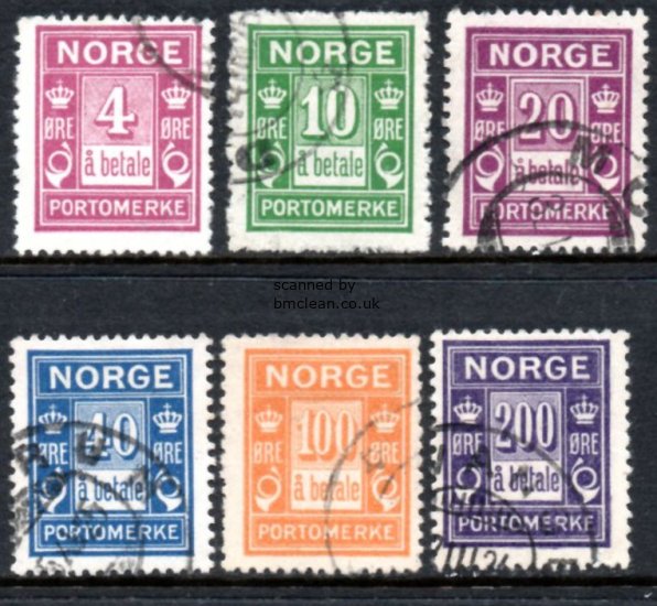 (image for) 1921-23 Postage Due Set (Used)