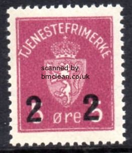 (image for) 1929 2ø on 5ø Magenta