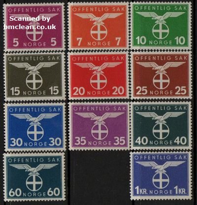 (image for) 1942/44 Occupation Officials Set