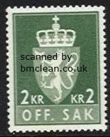 (image for) 2 Kr Dull Green (Ord.)