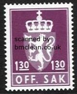 (image for) 1 Kr 30 Reddish purple