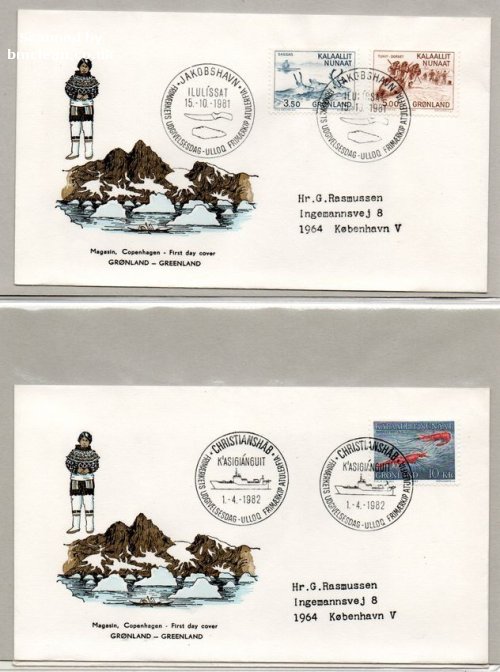 (image for) Greenland FDC in Album [26013]