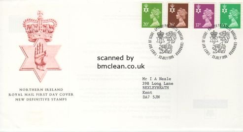 (image for) 1996 Northern Ireland 20p 26p 37p 63p