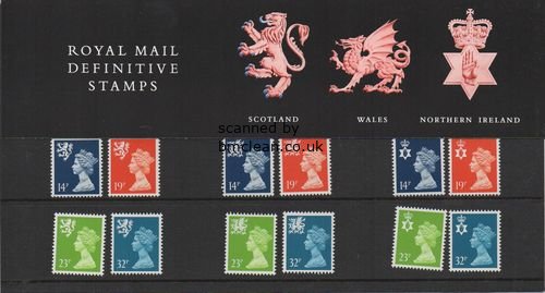 (image for) 1988 3 Country Pack No 17