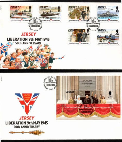 (image for) 1995 Liberation Anniversay FDC's