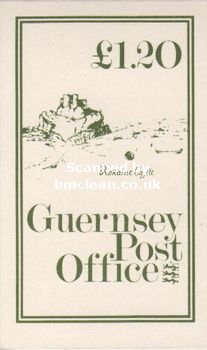 (image for) 1981 £1.20 Rocquaine Castle Booklet