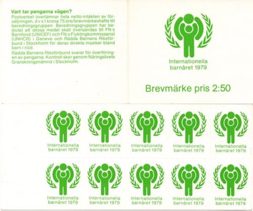 (image for) Sweden 1979 Year of the Child - Charity Labels