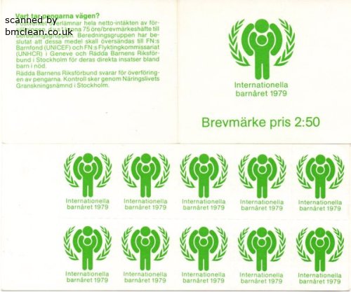 (image for) Sweden 1979 Year of the Child - Charity Labels