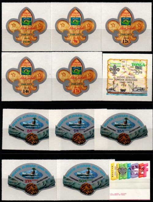 (image for) 1973 Tonga Scouting Jubilee Short Set