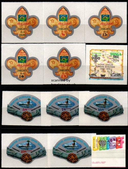 (image for) 1973 Tonga Scouting Jubilee Short Set